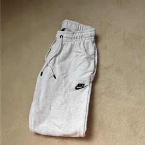 Nike Gray Sweatpants with Elastic Cuffs